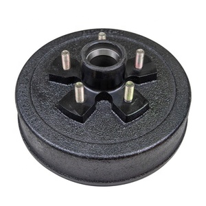 Nouveau kit de tambour d'essieu de remorque 5 trous, cercle de boulons de 4,5 po, 10 po x 2-1/4 po, 3500 lb, pièce de rechange - Product Image 3
