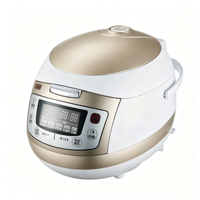 Autocuiseur Électrique Intelligent Multifonction 700W avec Écran LCD, Minuteur Programmable 24H, Cuve Intérieure Non Revêtue 4L/5L, Faible Teneur en Sucre, Chauffage 3D pour Usage Domestique