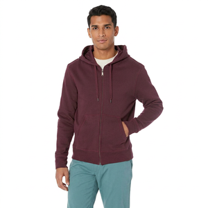 Hot Selling Custom Logo Printed <b>Fleece</b> <b>Hoodies</b> for Men Breathable & Quick Dry Winter Streetwear Low MOQ Wholesale - Product Image 1