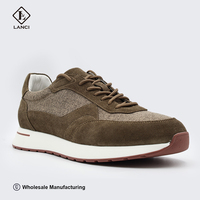 LANCI Prix d'usine Vente en gros Sneakers de luxe pour hommes Fabricants de sneakers sur mesure Chaussures de sport respirantes en mesh pour hommes