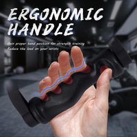 Poignée multi-gym antidérapante pour barre V pivotante à 360° en acier, double poignée en D pour machine à câble, accessoires de fitness
