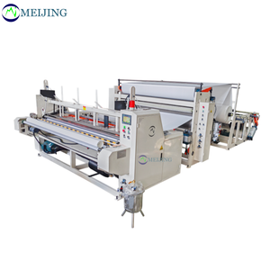 Machine populaire automatique de rembobinage de papier toilette, équipement multifonctionnel de rembobinage, perforation et gaufrage - Product Image 1