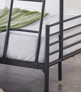 Industrial Grade Two Level Steel <strong>Bunk</strong> <strong>Bed</strong> With Steps for School Dormitory Accommodation - Product Image 3
