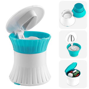 NBBLUESKY trituradora de pastillas cortador divisor molinillo 3 en 1 Trituradora de pastillas pulverizador cortador de tabletas con contenedor de caja de pastillas <span class=keywords><strong>pequeña</strong></span> - Product Image 2