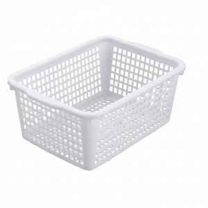 Cesto di stoccaggio profondo di tipo A4 di colore bianco - Product Image 1