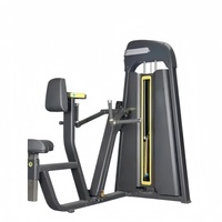 Máquina de Remo Paralelo Comercial Ajustable de Acero con Asiento y Pila de Pesas de 160 kg para Entrenamiento de Músculos de Espalda