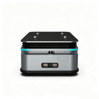 Robot AGV mobile autonome à levage par laser SLAM, charge utile de 100 kg, pour la logistique d'entrepôt et le transfert de palettes