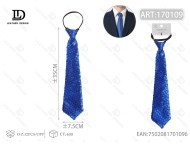 เนคไทเลื่อม7.5ซม. * 35ซม. สีน้ำเงินแซฟไฟร์สไตล์ธุรกิจคลาสสิก - Product Image 1