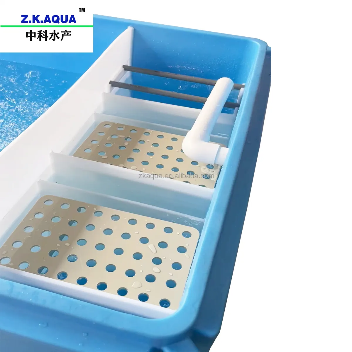 Piscicultural 2000L Customized Chamber Container Bio Filter for Aquaculture