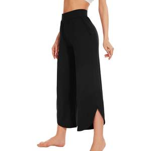 Pantalones Capri de Bambú Viscosa para Mujer al por Mayor, Pantalones Anchos para Dormir con Bolsillos, Suaves y Frescos, Tallas S-XXL - Product Image 4
