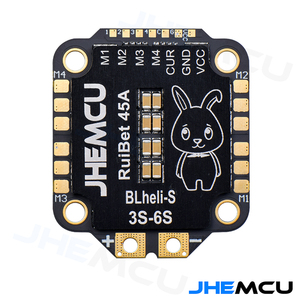 Venta Caliente JHEMCU RuiBet 45A 3-6S Lipo BLHELI_S J_H_15.HEX 4en1 ESC sin Escobillas Compatible con Dshot600 30.5mm RC FPV Drones DIY 14.5g - Product Image 2