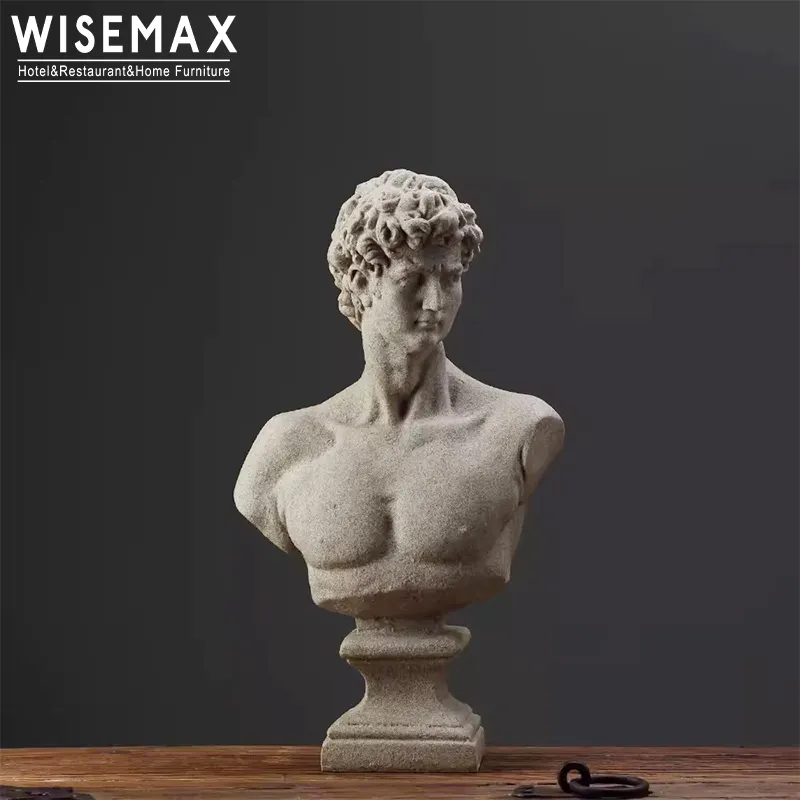 Wisemax Hedendaagse Kunst Tafelblad Oude Griekse Beelden Te Koop David Hoofd Standbeeld Zandsteen Sculpturen Huisdecoratie