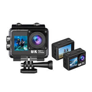 8K Action <b>Camera</b> WiFi Dual Screen Waterproof 30M Underwater Sports Camcorder With Remote Control For Diving Cycling - Product Image 1