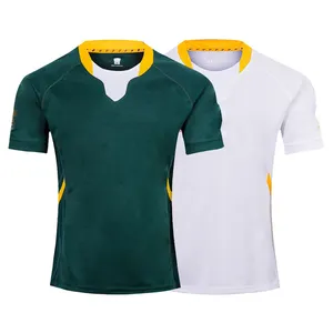 Custom Top Quality Rugby Wears Quick Dry Rugby T-shirt Football Soccer Jersey Shirt