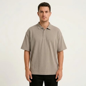 Camisetas Polo Extra Grandes con Logotipo Personalizado OEM, Camisetas Polo de Rugby para Hombre, Estampadas, de Verano, Casuales, con Hombros Caídos - Product Image 5