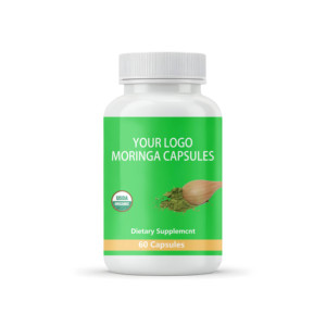 OEM organik saf <span class=keywords><strong>Moringa</strong></span> kapsül yaprak tozu bitki özü organik <span class=keywords><strong>Moringa</strong></span> kapsül - Product Image 1