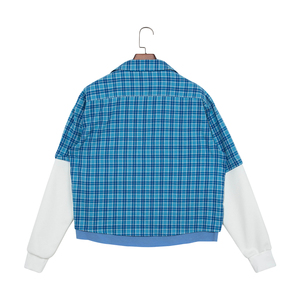 Camisa de Franela Vintage a Cuadros de Manga Larga Estilo Waffle Casual para Hombre, con Bordado y Estampado, 100% Algodón, Cuello Camisero, Talla Grande - Product Image 2