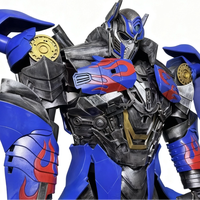 Traje de robot deformable Optimus Prime personalizado con armadura de EVA de tacón alto para eventos comerciales y accesorios de cosplay de películas.