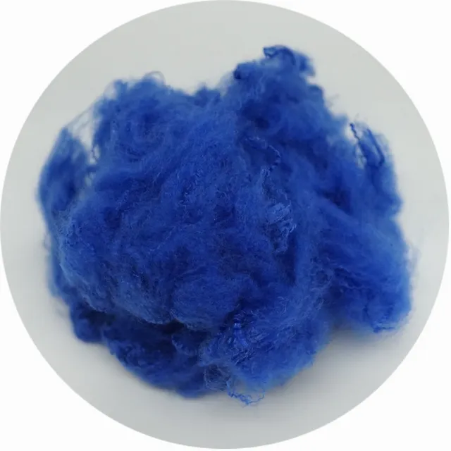 Низкая цена темно-синий цвет psf Полиэфирное штапельное волокно