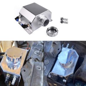 Réservoir <span class=keywords><strong>de</strong></span> trop-plein multifonctionnel 2L/1L universel en aluminium carré – Séparateur <span class=keywords><strong>de</strong></span> vapeurs d'huile moteur usiné CNC - Product Image 6