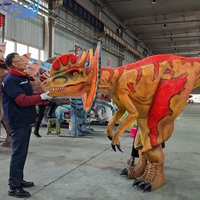 Costume de dinosaure réaliste modèle de simulation Gecai 3D