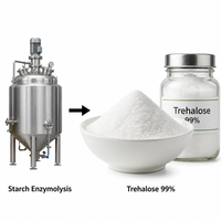 LCHBIO Trehalose 99% HPLC 99-20-7 Ingrédient Cosmétique Hydratant pour la Barrière Cutanée Matière Première Formulation Poudre