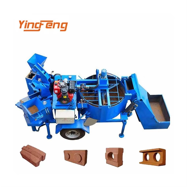 M7MI  Auto Interlocking Clay Brick Machine Interlocking Press Mud Brick Machinery Economic Brick Machine