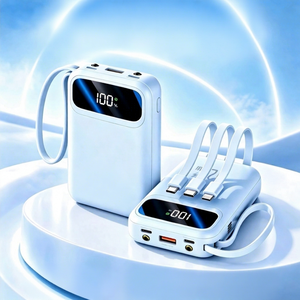 สถานีพลังงานแบบพกพา 120W พร้อมสายเคเบิล จอแสดงผลอัจฉริยะ รองรับการใช้งานทั่วไป แบตเตอรี่ลิเธียมโพลิเมอร์ ช่องเสียบ USB สี่ช่อง ช่องอินพุต Type-C - Product Image 1