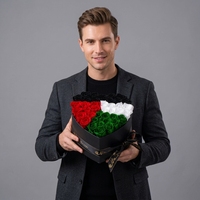 Nouveauté : Boîte cadeau de 16 roses éternelles de luxe pour la Saint-Valentin, la fête des Mères, la remise des diplômes, Noël, longue durée