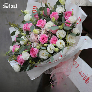 Qibai Glitter mesh sirena strappi fantasia maglia carta da imballaggio per fiori zucchero roccia pera filo da imballaggio - Product Image 2