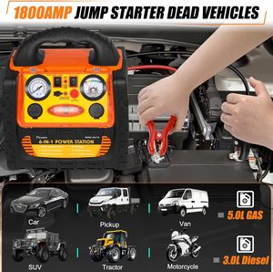 Arrancador de Coches Portátil, Caja de Arranque de Emergencia para Vehículos HH715 - Product Image 3