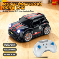 Voiture RC de drift miniature 2,4 GHz à 4 roues, multifonctionnelle, télécommandée, pour enfants – Nouvelle collection, haute qualité, vente flash