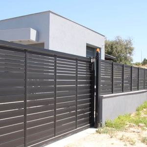 Portails Coulissants Modernes Automatiques en Aluminium pour Allée Résidentielle - Product Image 1