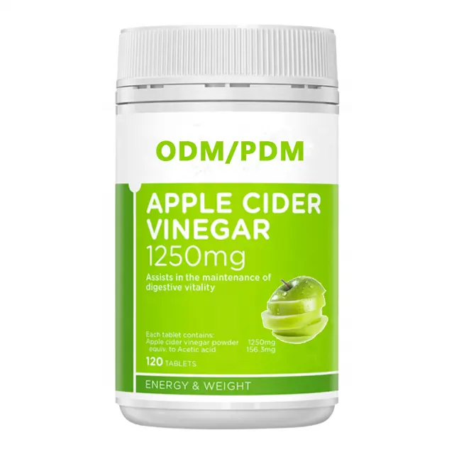 Haccp nuovo prodotto capsule di aceto di sidro di mele per uso alimentare compresse di aceto di sidro di mele per uomini e donne prodotti per la perdita di peso