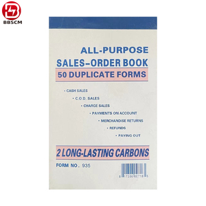 Carnet de reçus A4 personnalisé, carnet de factures autocopiantes en 2 exemplaires, 8,3x5,5 pouces, carnet de reçus avec copies autocopiantes 145x210mm - Product Image 2