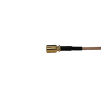 Câble assemblé RG316 SMB-C-K1.5-RG316(RG174)-SMA-C-KY1.5, connecteur femelle SMB vers femelle SMA, RG316, fourni par le fabricant