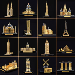 Modelo <span class=keywords><strong>de</strong></span> Cristal <span class=keywords><strong>de</strong></span> Arquitectura Mundial, Edificio <span class=keywords><strong>de</strong></span> Empresa Personalizado, Regalo Empresarial para Inauguración, Aniversario, Mudanza - Set en Caja <span class=keywords><strong>de</strong></span> Regalo - Product Image 3