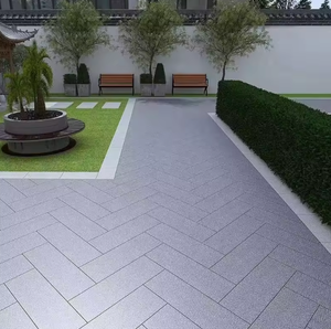 Modern Ultra Kalın 18mm Kaymaz Asit Dayanıklı Aşınmaya Dayanıklı Mat Seramik Fayanslar 600x600mm Dış Mekan Alışveriş Merkezi Salonu Avlu - Product Image 3