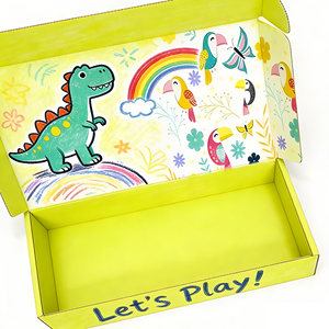 Caja <span class=keywords><strong>de</strong></span> Cartón Corrugado Biodegradable con Diseño Personalizado y Logotipo Impreso, <span class=keywords><strong>para</strong></span> Regalos, Manualidades, <span class=keywords><strong>Ropa</strong></span> Infantil - Product Image 3
