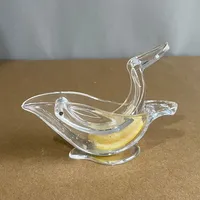 Hete Aanbieding Glazen Acryl Kristal Pers Citroenpers Keuken Gereedschap Dinerbord Elegantie Pers Kunst Vogel Citroenpersen