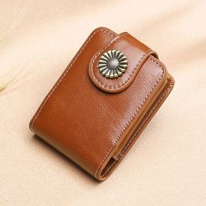 Étui à rouge à lèvres moderne et portable en cuir PU avec miroir, sac de rangement pour brillant à lèvres, pochette cosmétique de voyage ultra-légère - Product Image 3