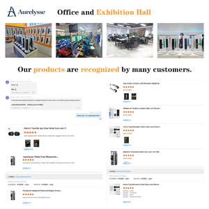 กุญแจล็อคดิจิตอลอัจฉริยะ Aurelysse รุ่นขายดี พร้อมระบบจดจำใบหน้า 3 มิติ ระบบสแกนลายนิ้วมือ  พร้อมวิดีโอ <span class=keywords><strong>WiFi</strong></span> สำหรับประตูทางเข้าหลัก - Product Image 6