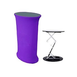 ผ้าอลูมิเนียมแรงตึงป๊อปอัพโต๊ะนิทรรศการบูธโฆษณาโต๊ะโปรโมชั่นเคาน์เตอร์งานแสดงสินค้าที่กําหนดเอง - Product Image 1