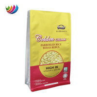 Sac d'emballage personnalisé pour riz et farine de blé, pochette souple laminée, 1kg 2kg 5kg 10kg, sac d'emballage en nylon et plastique pour riz avec poignée