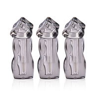 Tube de brillant à lèvres rose vide 3ml avec logo personnalisé, mini applicateur de brillant à lèvres de voyage, flacon d'emballage cosmétique