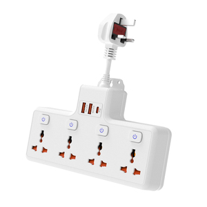 Power Extension <strong>Socket</strong> Multi Plug <strong>Socket</strong> Universal Extension Board Surge Protector Electrical Power Strip <strong>with</strong> <strong>Usb</strong> - Product Image 5