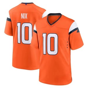 Fabrieksgroothandel Denver geborduurd # 10 Nix # 14 Sutton # 15 Bonitto # 17 Waggelen # 2Surtain II # 7 Elway American Football Jersey - Product Image 2