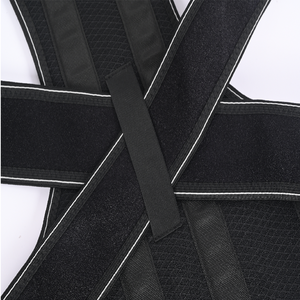 Ceinture élastique ajustable <span class=keywords><strong>pour</strong></span> la correction de la cyphose, conception croisée, tissu en nylon Spandex respirant, support professionnel - Product Image 5