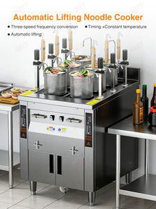 Cuiseur à pâtes automatique à haute puissance en acier inoxydable à 6 paniers pour restaurant commercial, hôtel, cuisine - Product Image 6