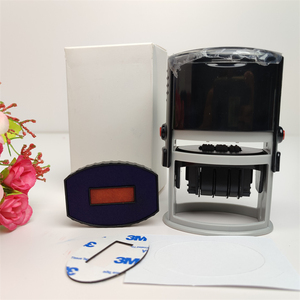 Tự Động 2 Màu Tem <span class=keywords><strong>Pad</strong></span> Tự Mực Nhãn Hiệu Thời Hạn Sử Dụng Tem Với Văn Bản Và Ngày - Product Image 6